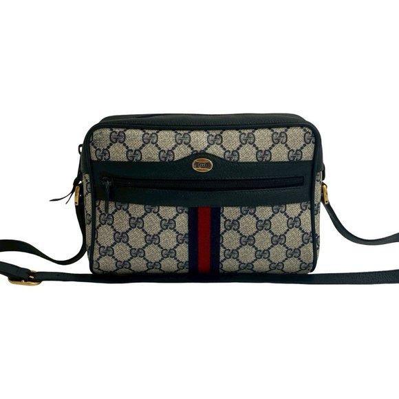 GUCCI Vintage Red Leather Shoulder Bag - Picture 1 of 10